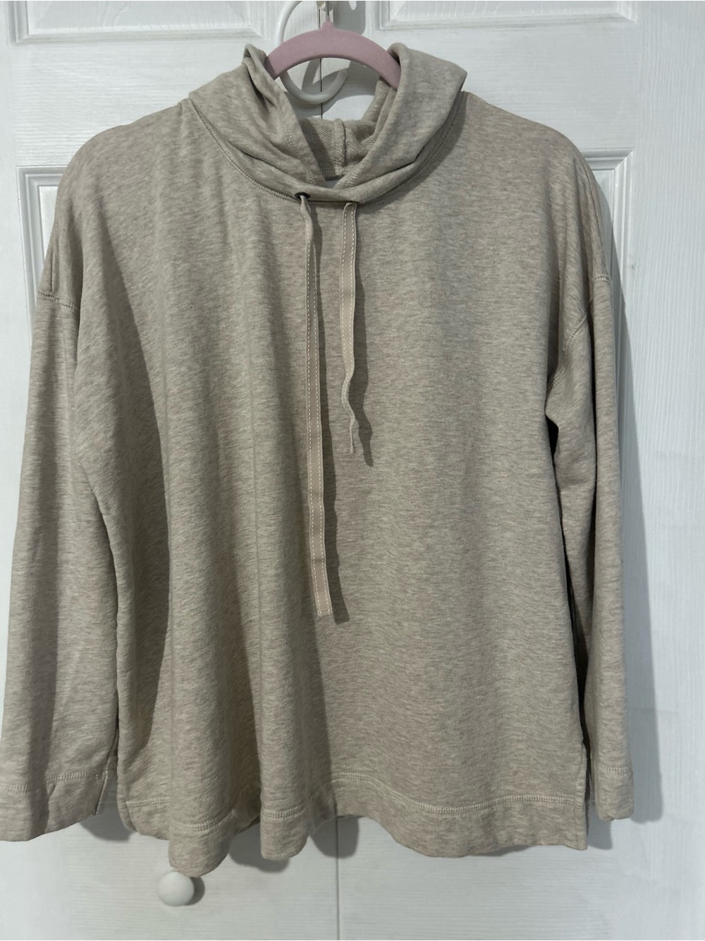 J. Jill Light Beige lounge hoodie size L